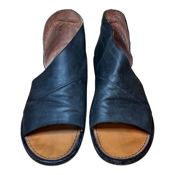 Free People Mont Blanc Sandals Asymmetrical Black Size 40